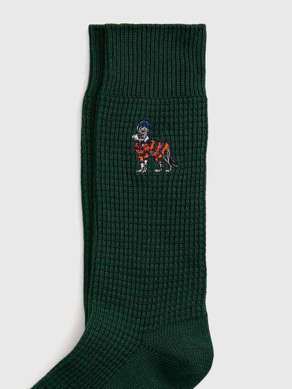 Cotton socks with POLO BEAR logo embroidery - 1