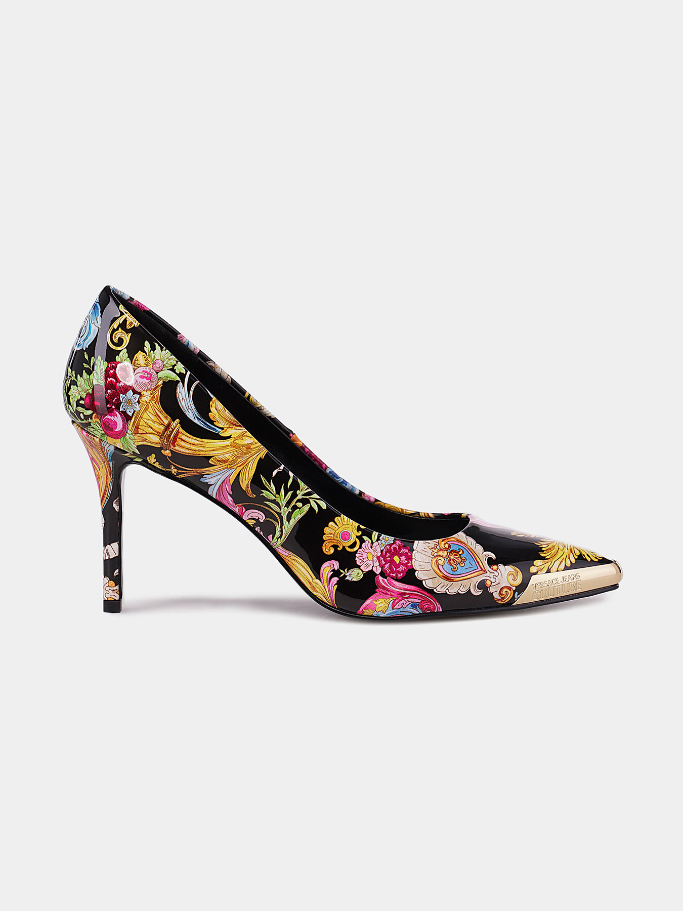 Versace colorful heels cheap