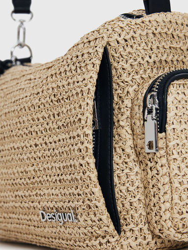 Raffia crossbody bag - 5
