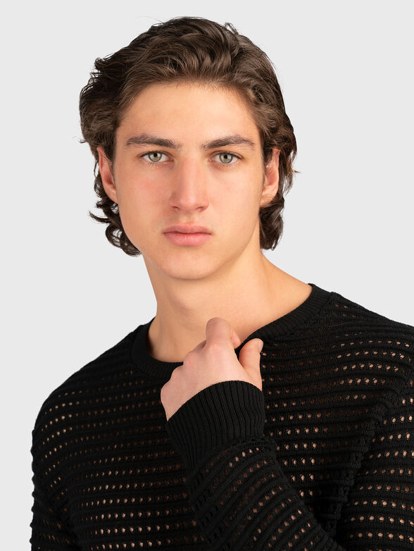 Openwork sweater  - 4