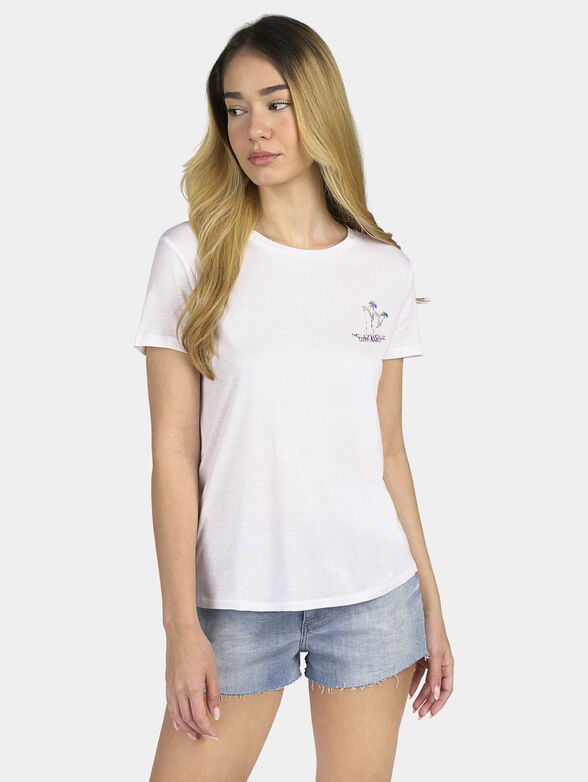 HOLLYWOOD HEELS black T-shirt with print - 1