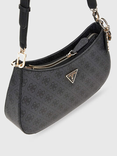 NOELLE bag with monogram print in beige - 5