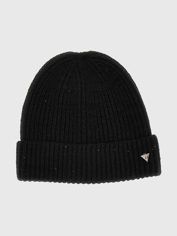 Sequin wool blend beanie - 1