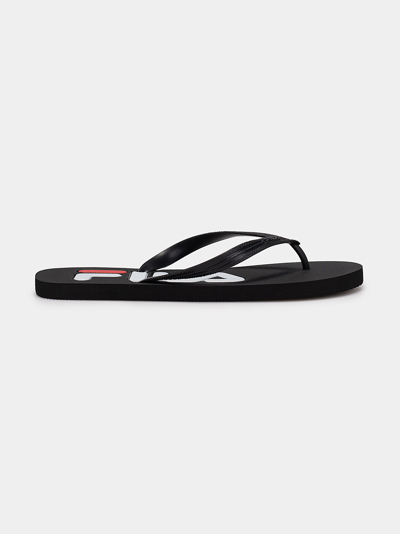 Fila black flip flops hot sale
