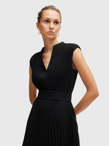 Black midi dress - 3