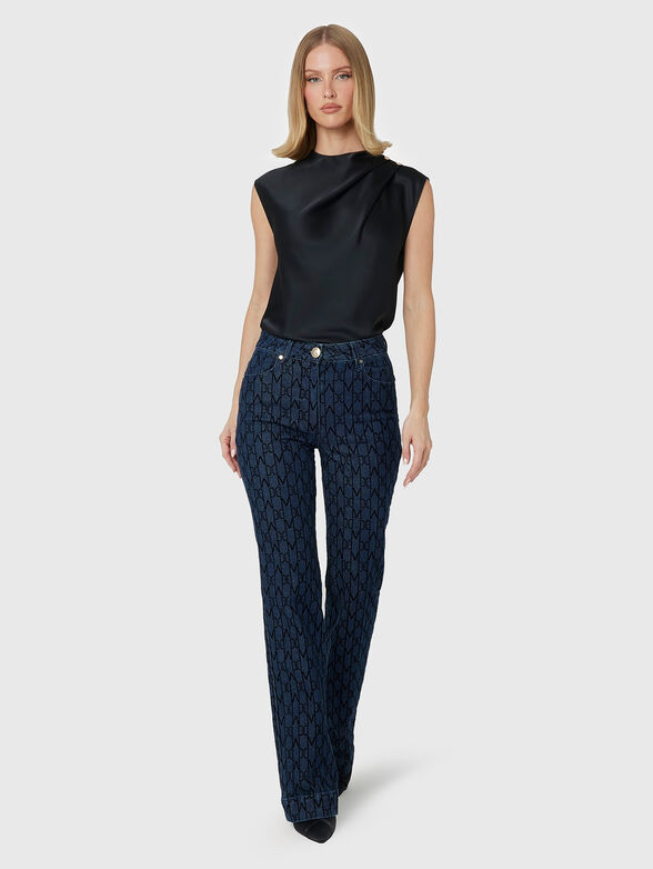 BEA jeans with monogram print - 3