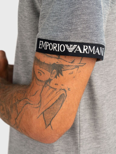 Short sleeved cotton polo shirt - 5