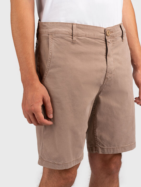 ANGELS brown chino shorts - 4