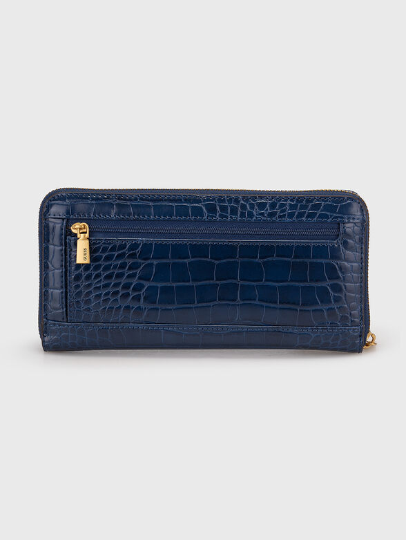 LAUREL wallet with crocodile leather effect - 2
