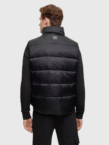 Gilet with monogram logo effect - 3
