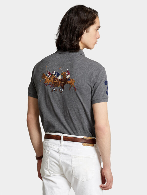 Polo-shirt with embroidery on the back - 2