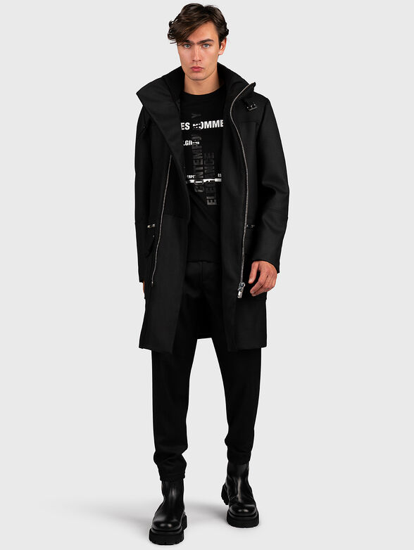 Cotton t-shirt with logo print - 2