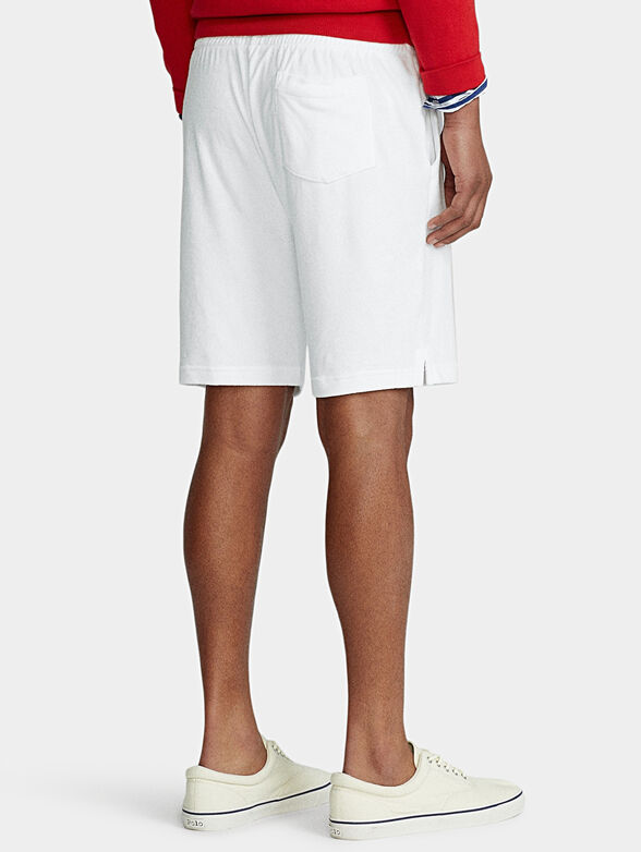 White shorts with logo - 2