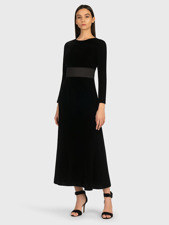 Long velvet dress - 1
