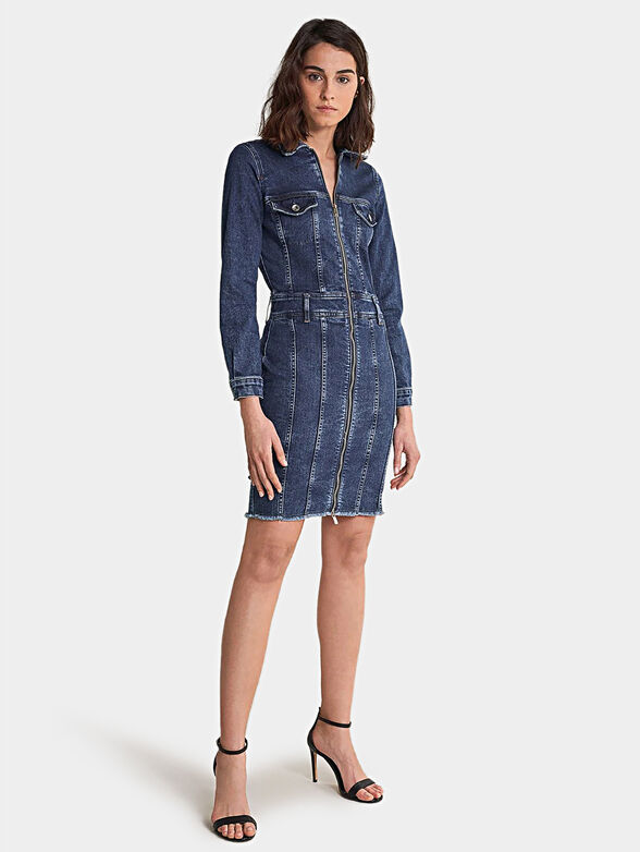 WONDER PUSH UP Denim dress - 5
