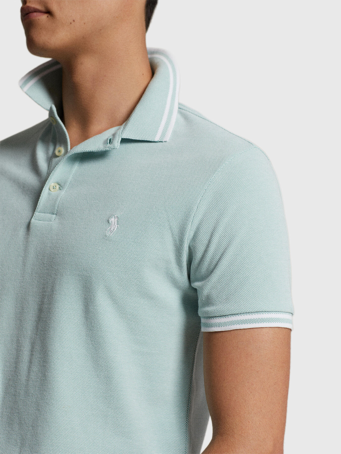 い出のひと時に、とびきりのおしゃれを！ Polo shirt LAUREN RALPH POLO brand embroidery logo with トップス