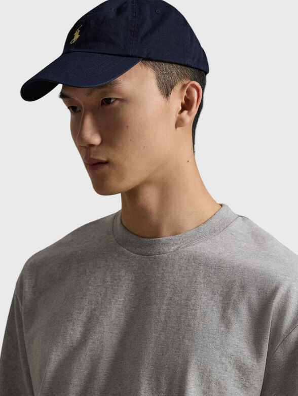 Gray cotton T-shirt - 4