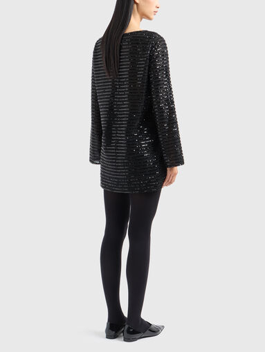Mini dress with sequins - 3