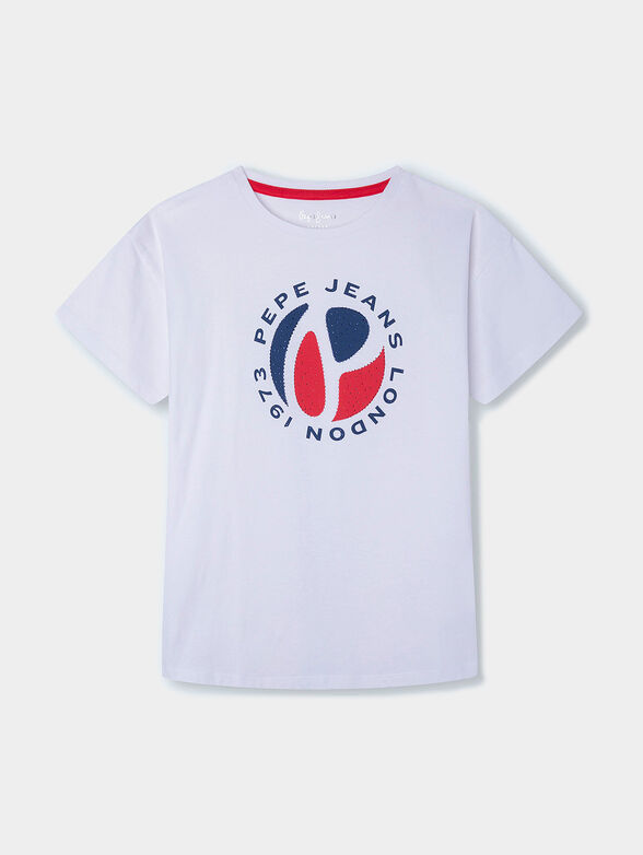 HILLOW T-shirt with contrasting detail on the back - 1