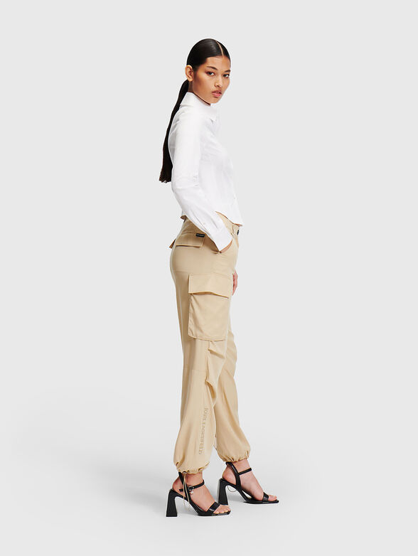 Beige cargo pants - 2