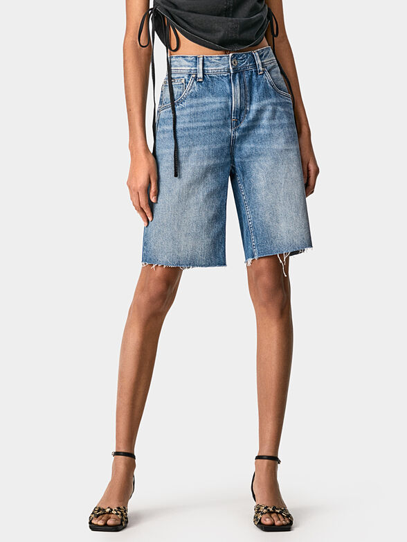 VIOLET Denim shorts - 1