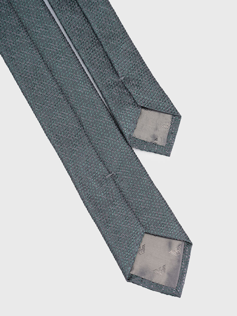 Black silk tie - 3