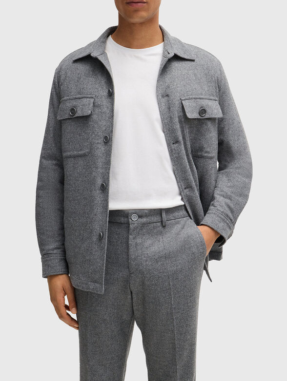 Wool blend trousers - 3