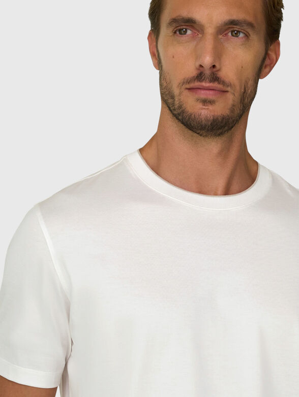 White cotton t-shirt - 4