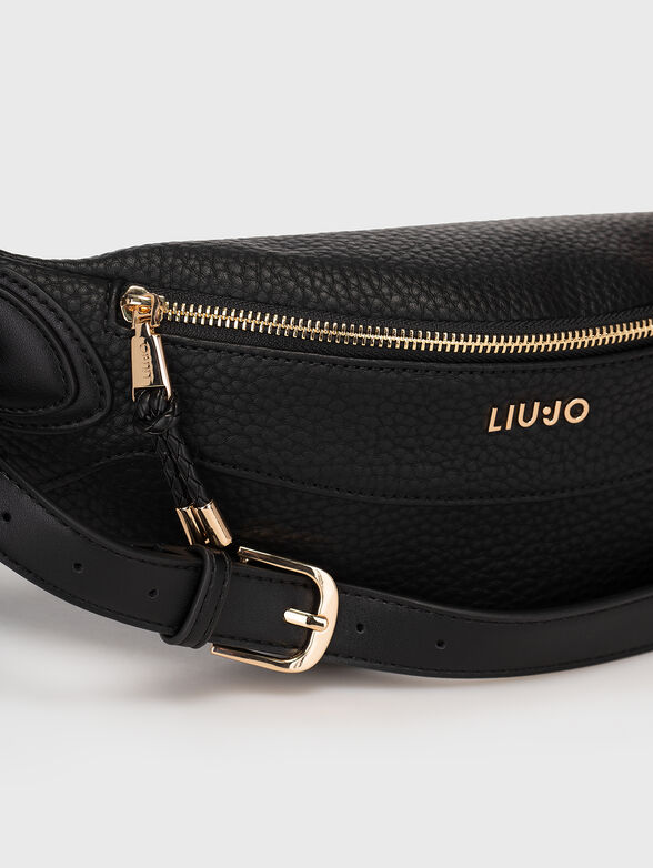 Waist bag in beige with logo accent - 4