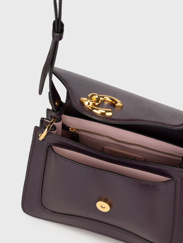 C-ME leather bag with accent logo - 6