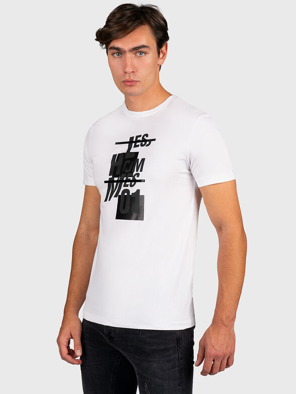 Black t-shirt with print - 1