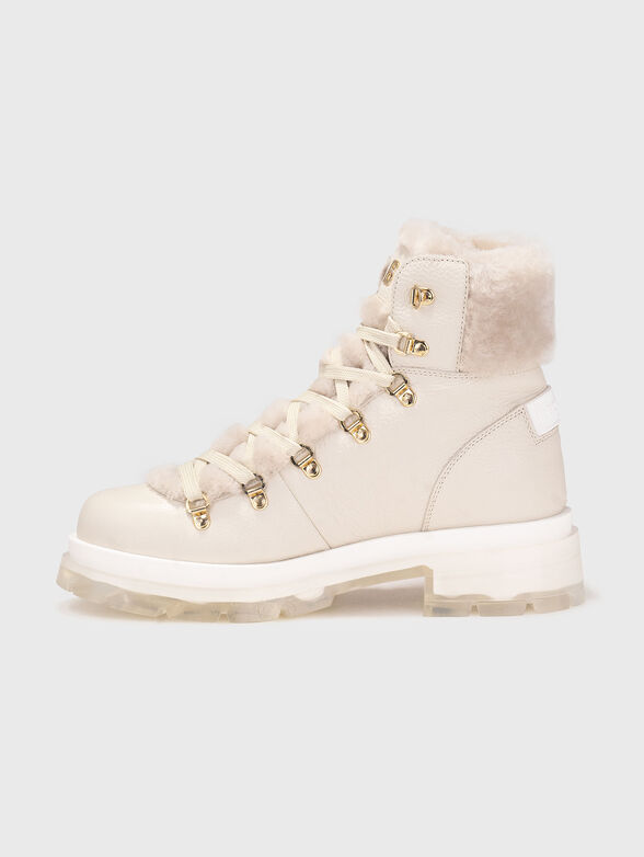 SWANSEA 6 ankle boots in genuine leather and wool - 4