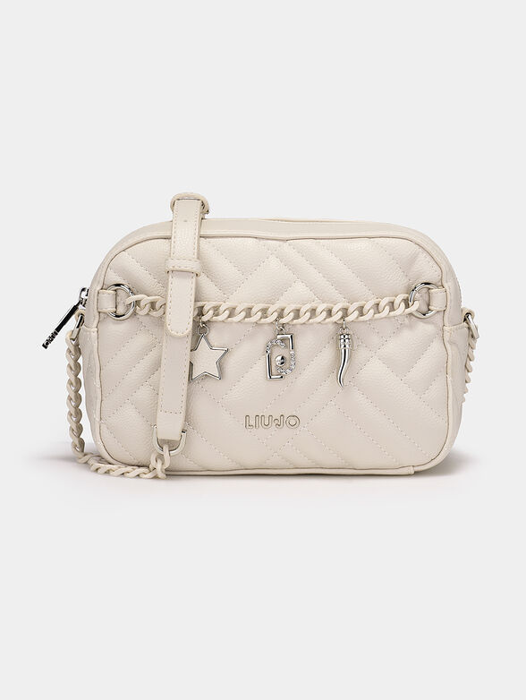 Crossbody bag with accent chain detail - 1