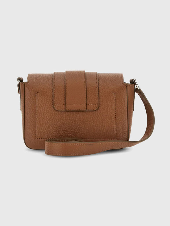 Genuine leather bag with a flap - 2