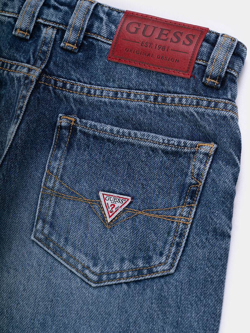 Oversize jeans in blue color - 3