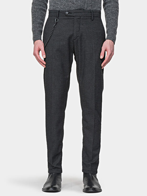 KERR Slim trousers with chain detail - 1