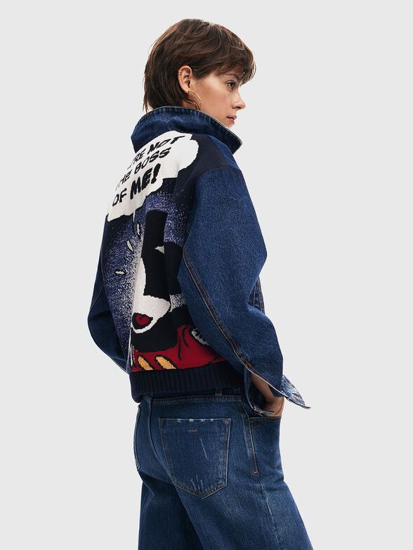 MICKEY MOUSE jacket with print on the back  - 4