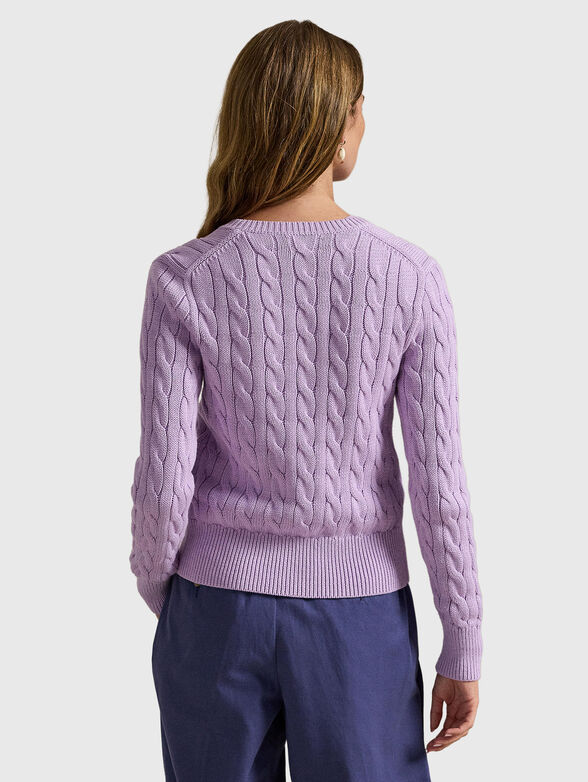 Knitted cotton cardigan - 3