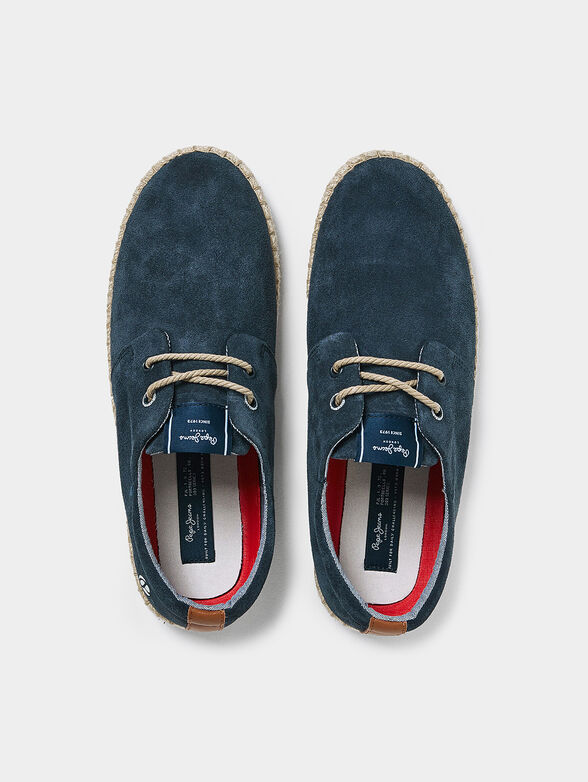 Espadrilles in dark blue color - 3