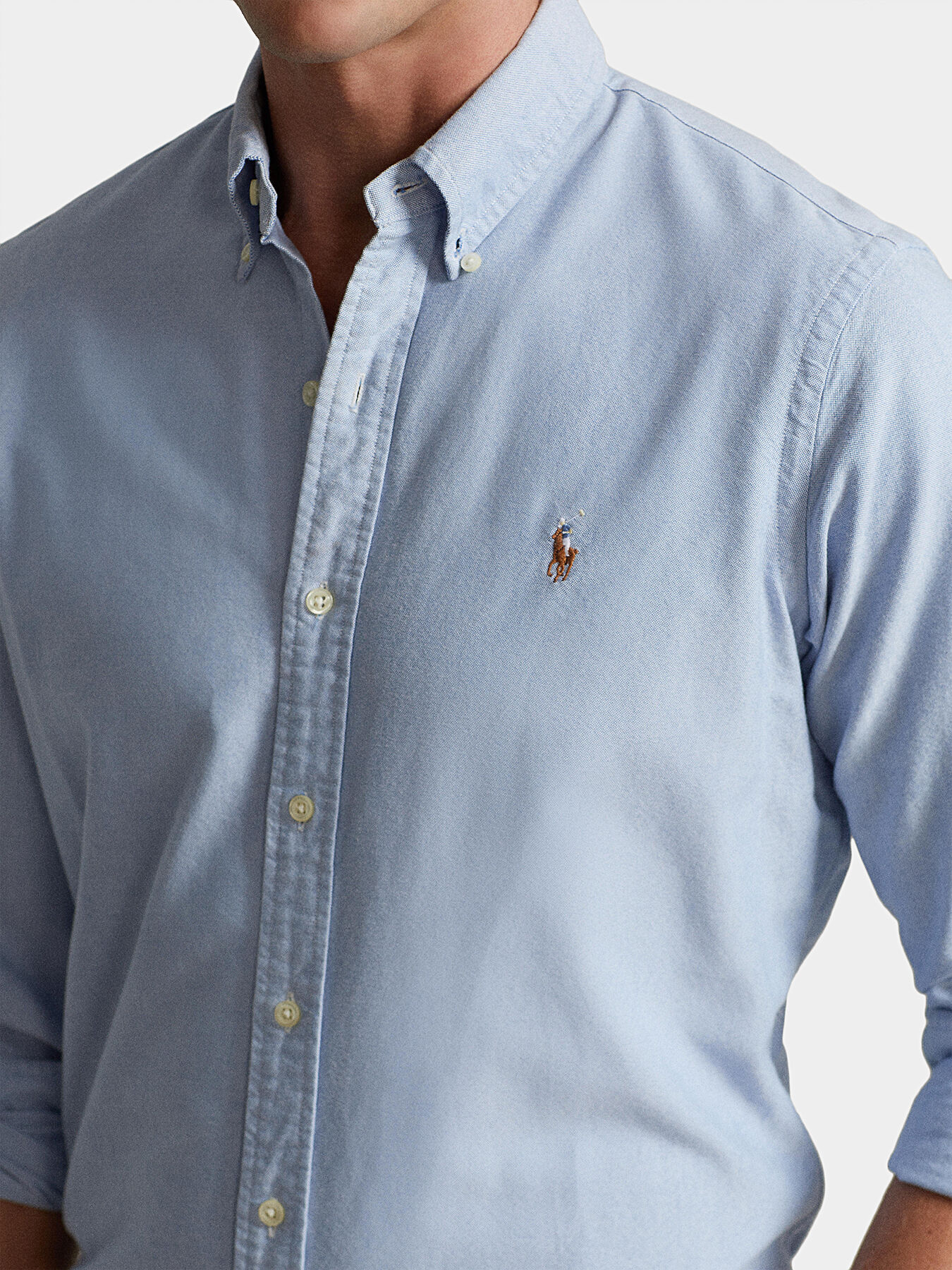 Slim fit Oxford shirt with Pony logo brand POLO RALPH LAUREN —  Globalbrandsstore.com/en