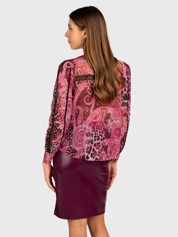 Blouse BRIGIDA with animal print  - 3