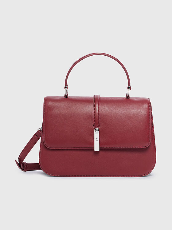 Leather bag with removable long strap - 1