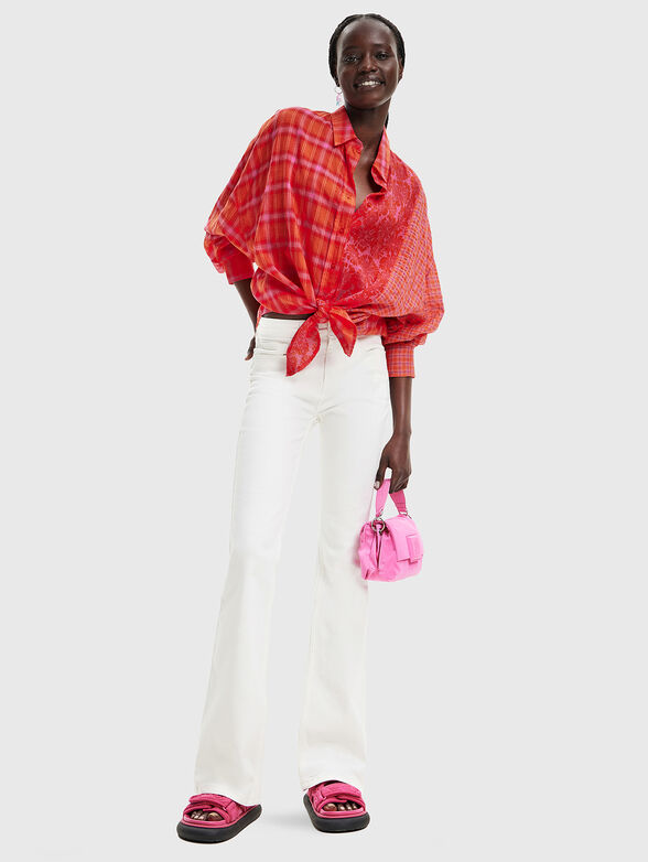 ELY oversize shirt with accent print - 2