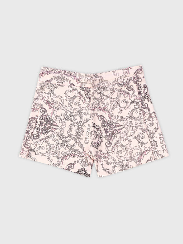 Floral print shorts - 2