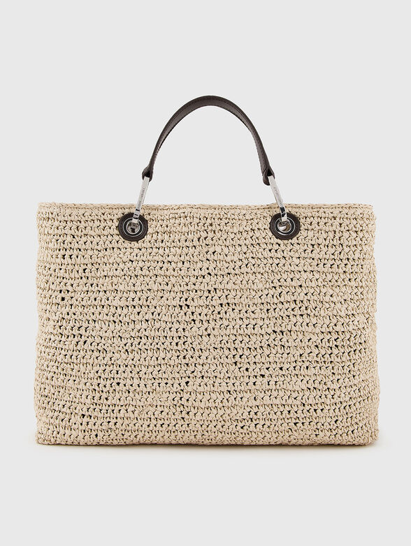 Large bag with knitted texture - 3