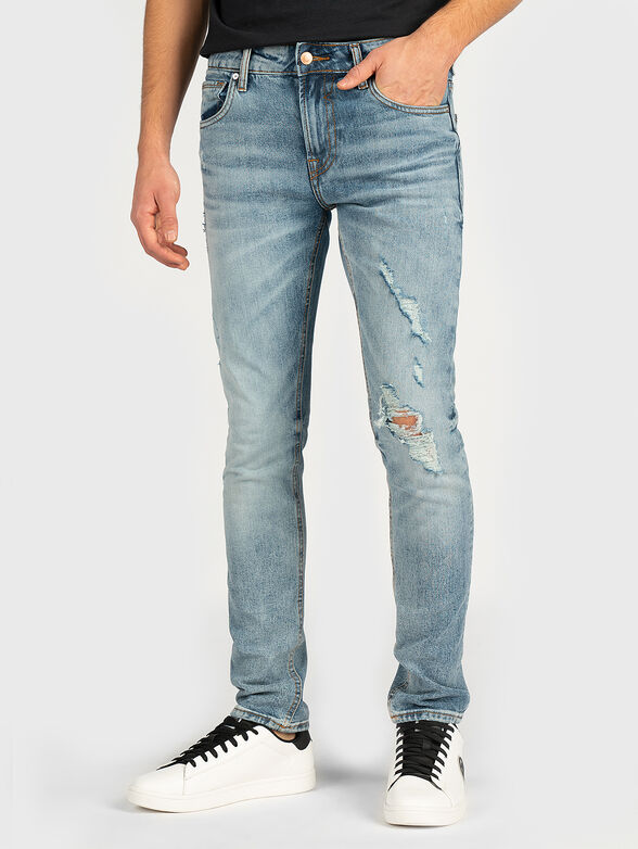 MIAMI Jeans with worn look - 1
