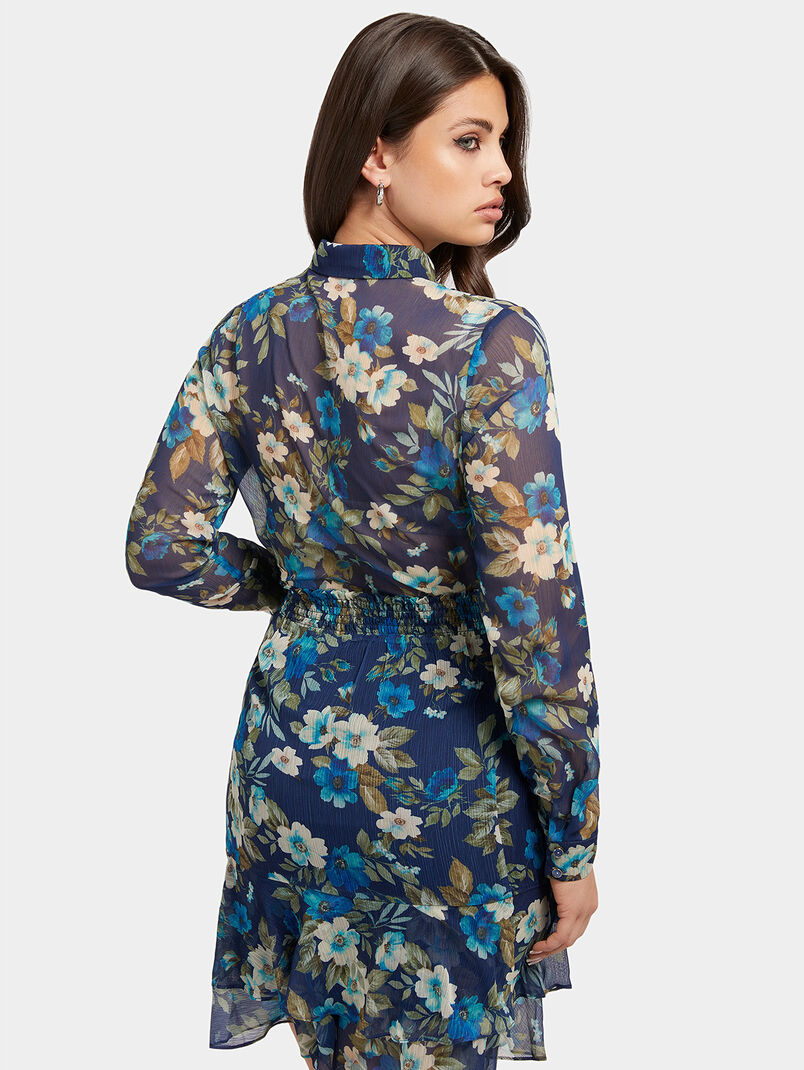 CLOUIS shirt with floral motifs - 3