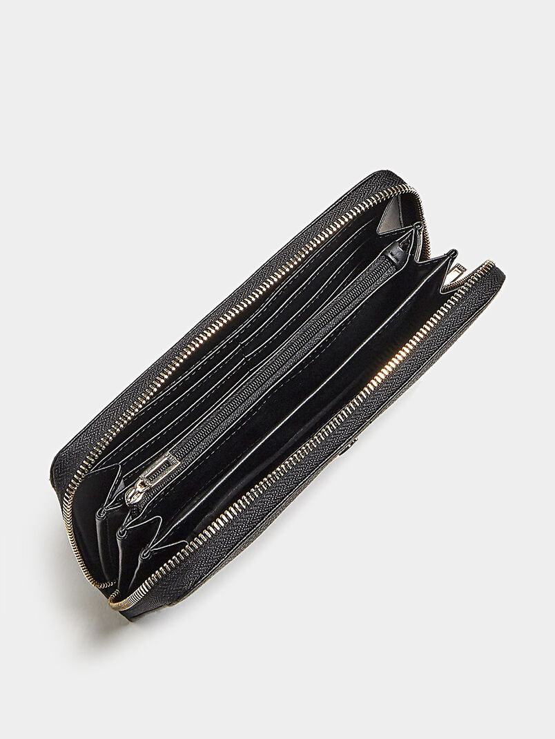 Black wallet with zip DIGITAL - 3