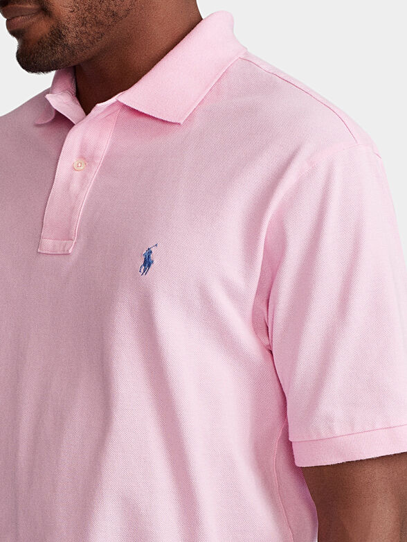 Pink polo-shirt - 4