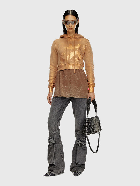 F-SLIMMY-HOOD-P6 cropped sweatshirt - 2